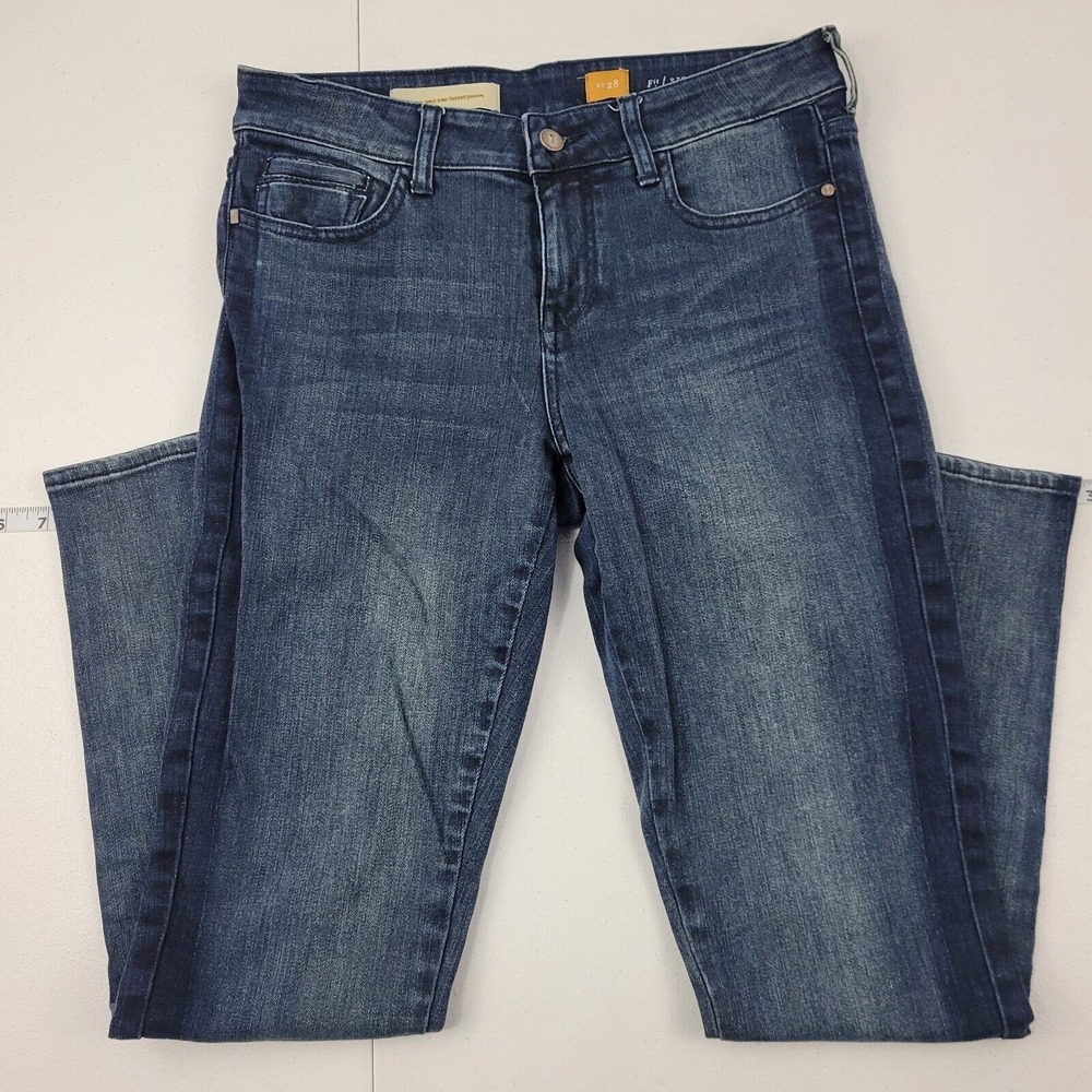 Pilcro and the Letterpress jeans no. 28 stet women slim straight 1600 blue 32x27
